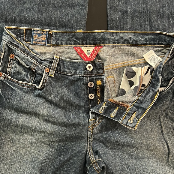 Lucky 🍀 Brand “Easy Rider” Jeans, EUC, size 12/31 - Picture 3 of 4